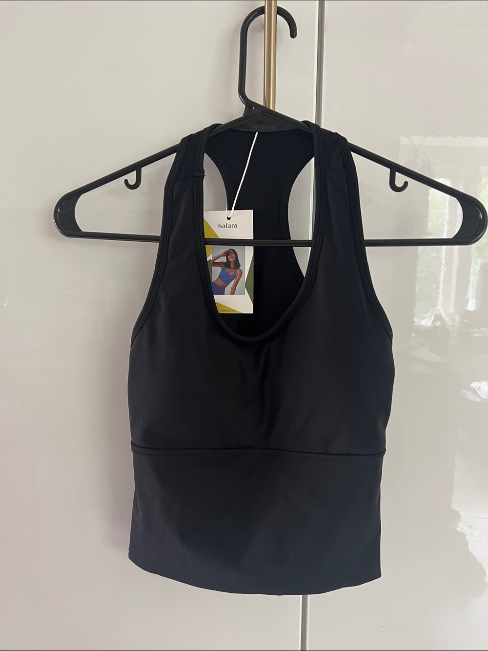 HALARA Black Racerback Sports Bra